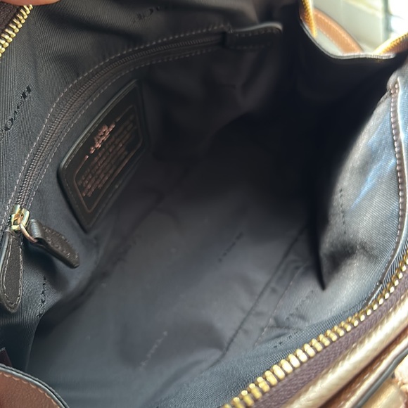 Rose Gold COACH mini satchel in Rose Gold - Picture 8 of 10